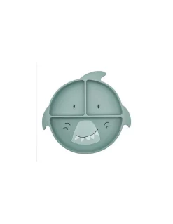 Assiette à compartiments avec ventouse Requin - Trixie