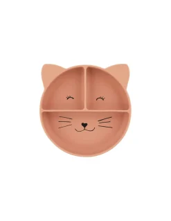 Assiette à compartiments avec ventouse Chat - Trixie