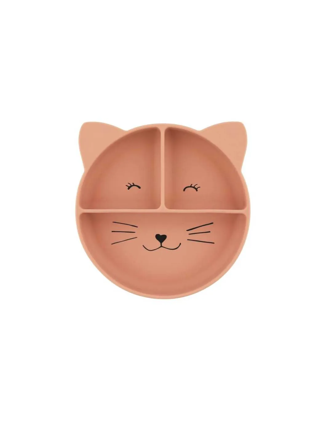 Assiette à compartiments avec ventouse Chat - Trixie