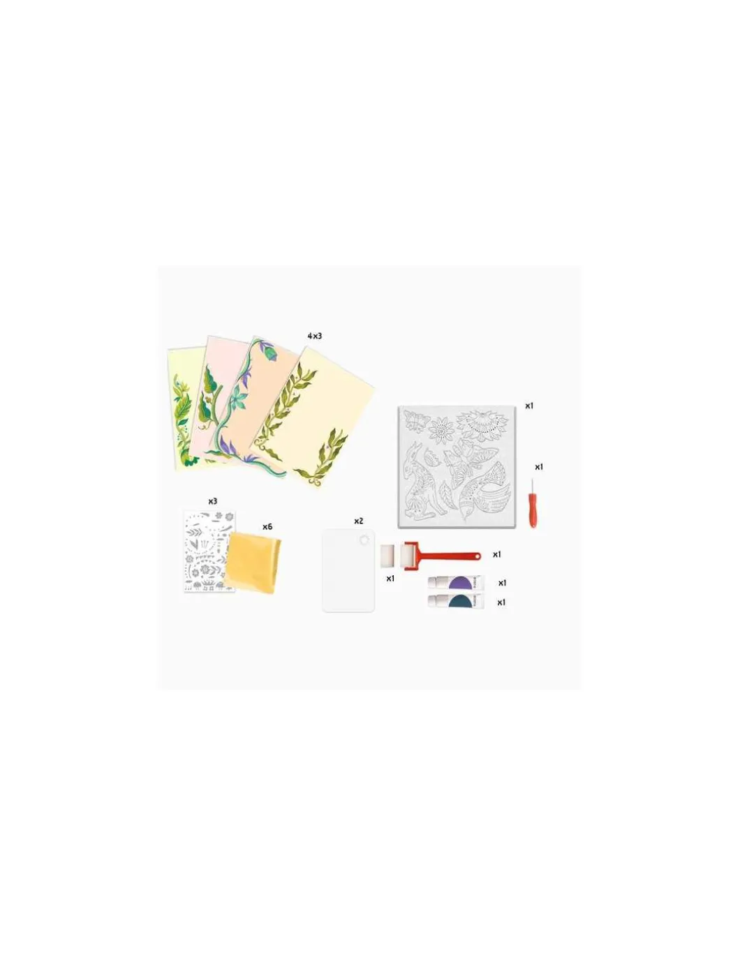 Atelier gravure Passiflore - Djeco