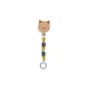 Attache tétine chat Les Moustaches - Moulin Roty