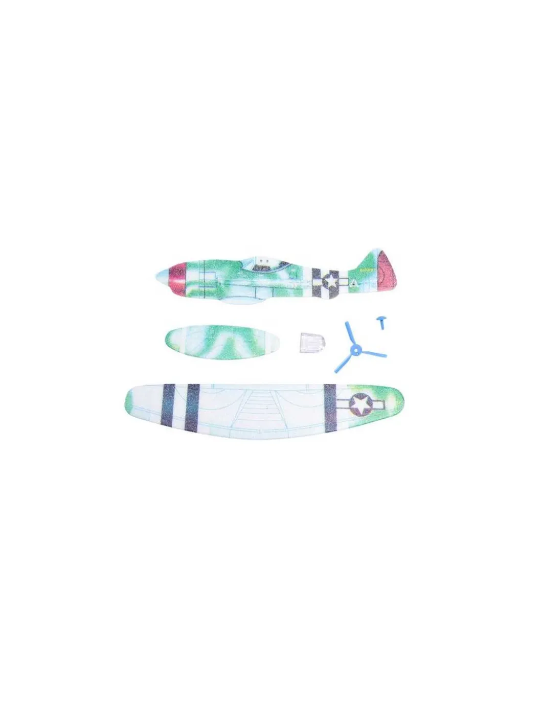 Avion en polystyrène Thunderbolt - Moulin Roty