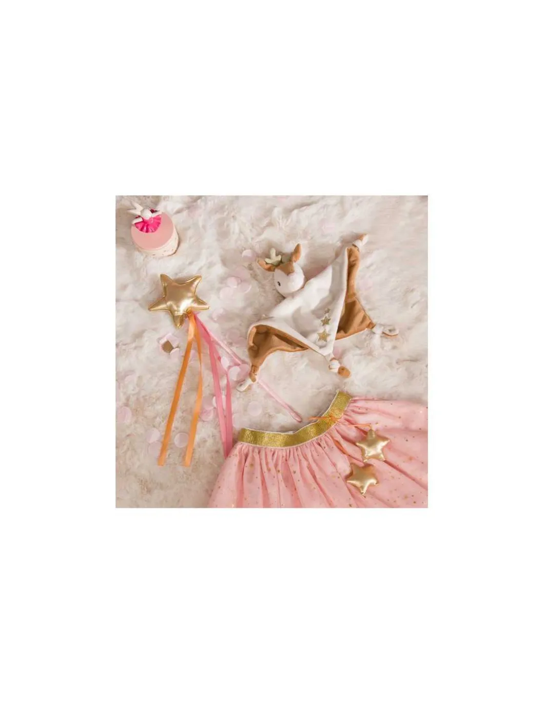 Baguette magique rose et or - Amadeus Les Petits