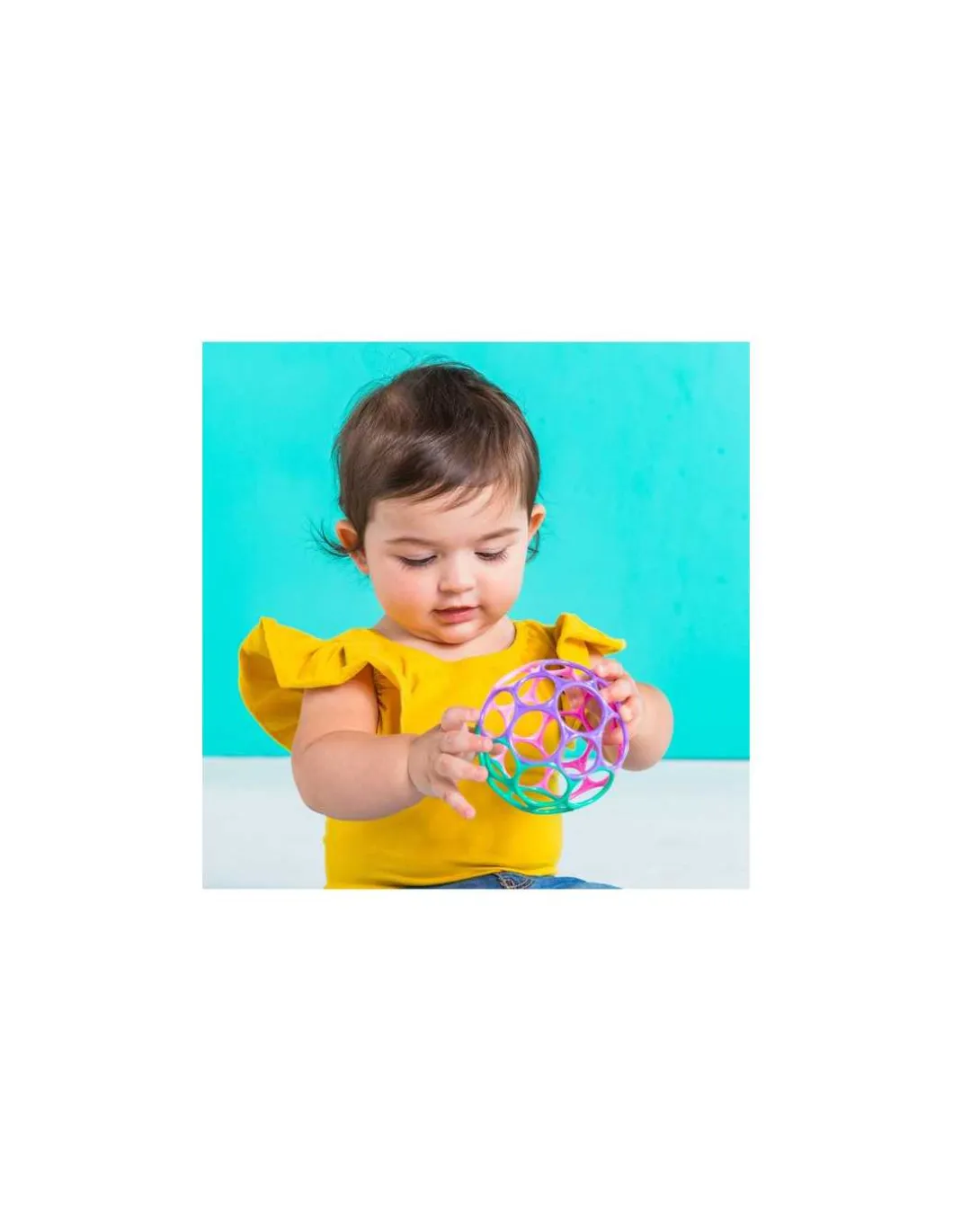 Balle souple rose violet - Oball
