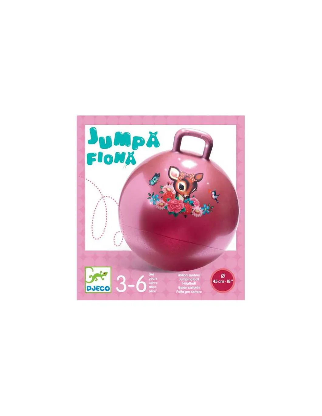 Ballon sauteur Jumpa Fiona - Djeco