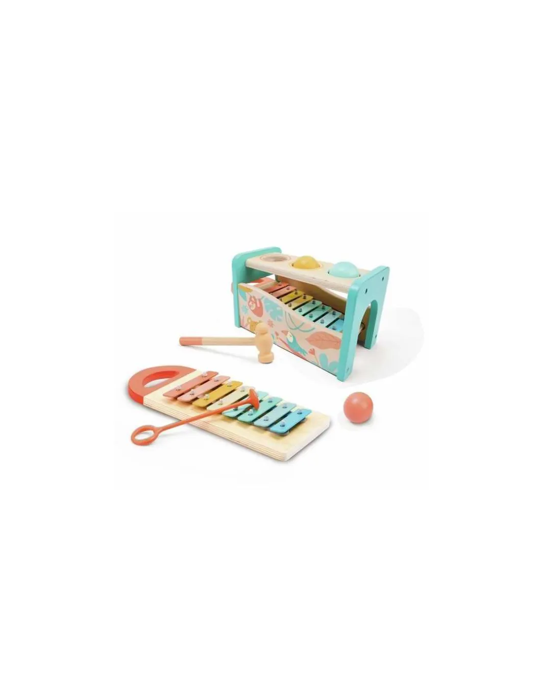 Banc à marteler xylophone Jungle - Hape