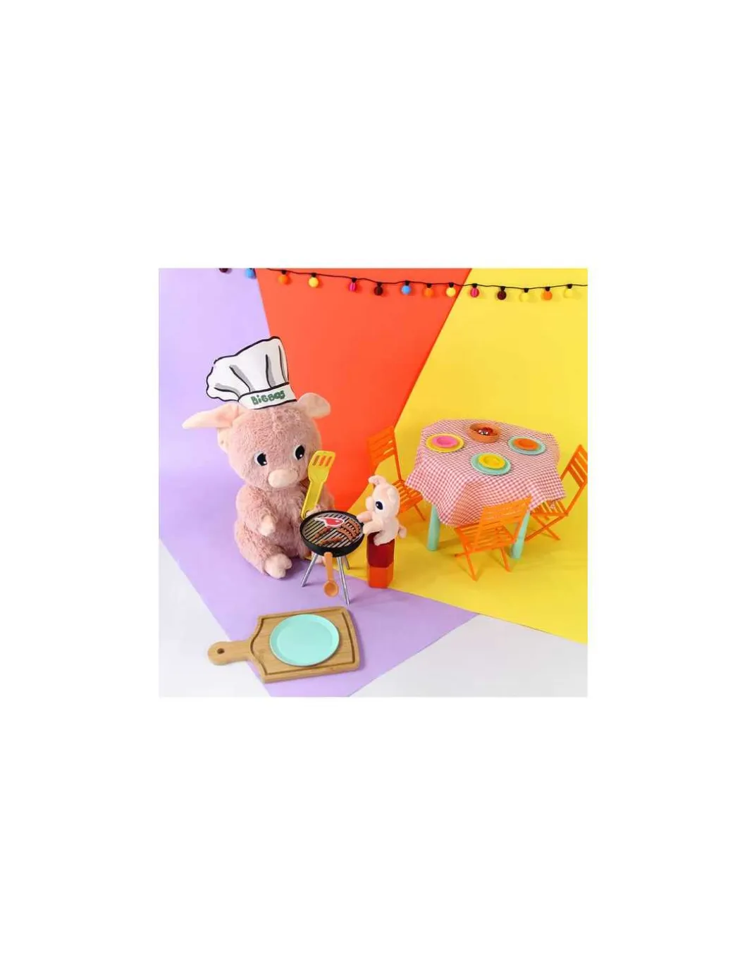 Barbekiou le cochon rose - Les Ptipotos by Déglingos