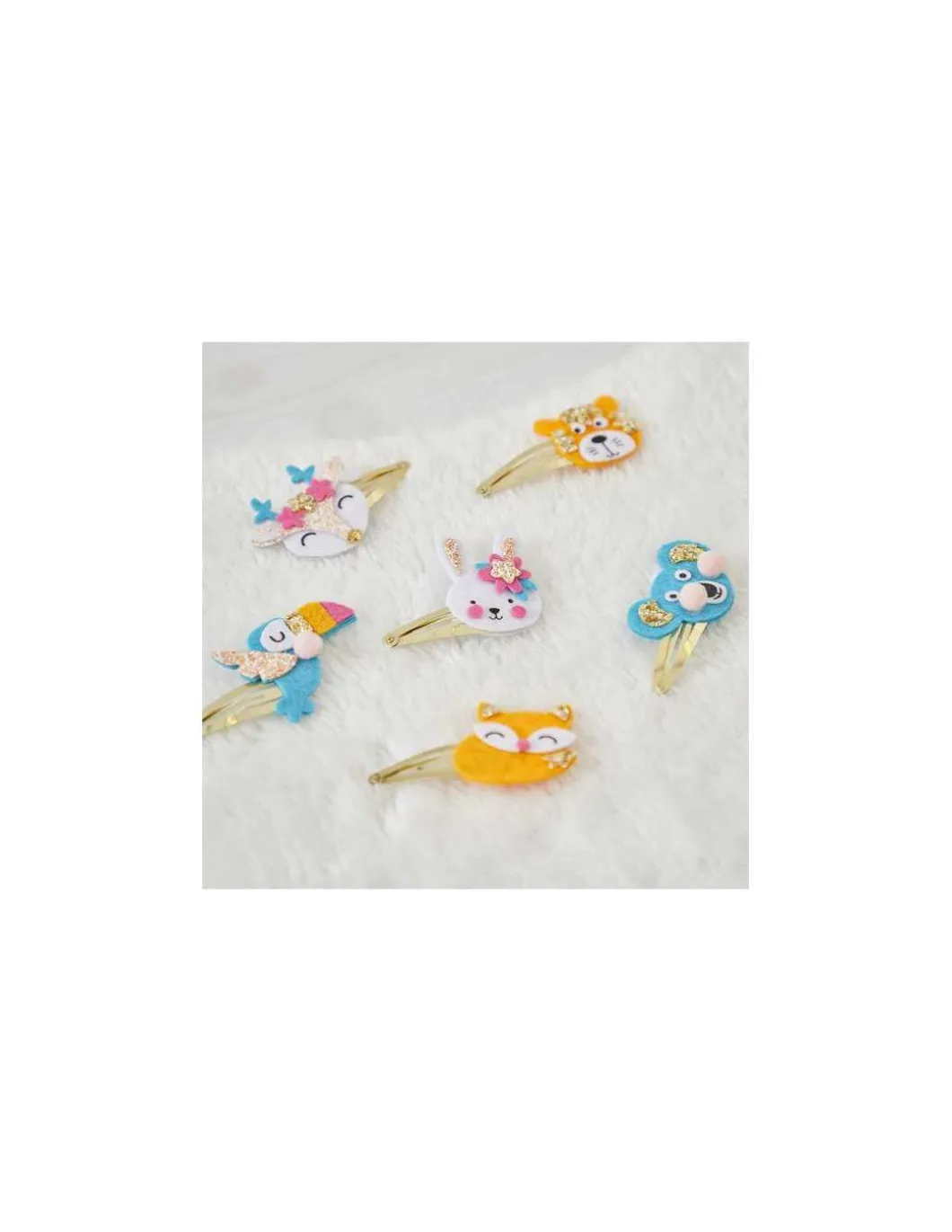 Barrettes animaux pailletés à créer - Les ateliers bijoux - Janod
