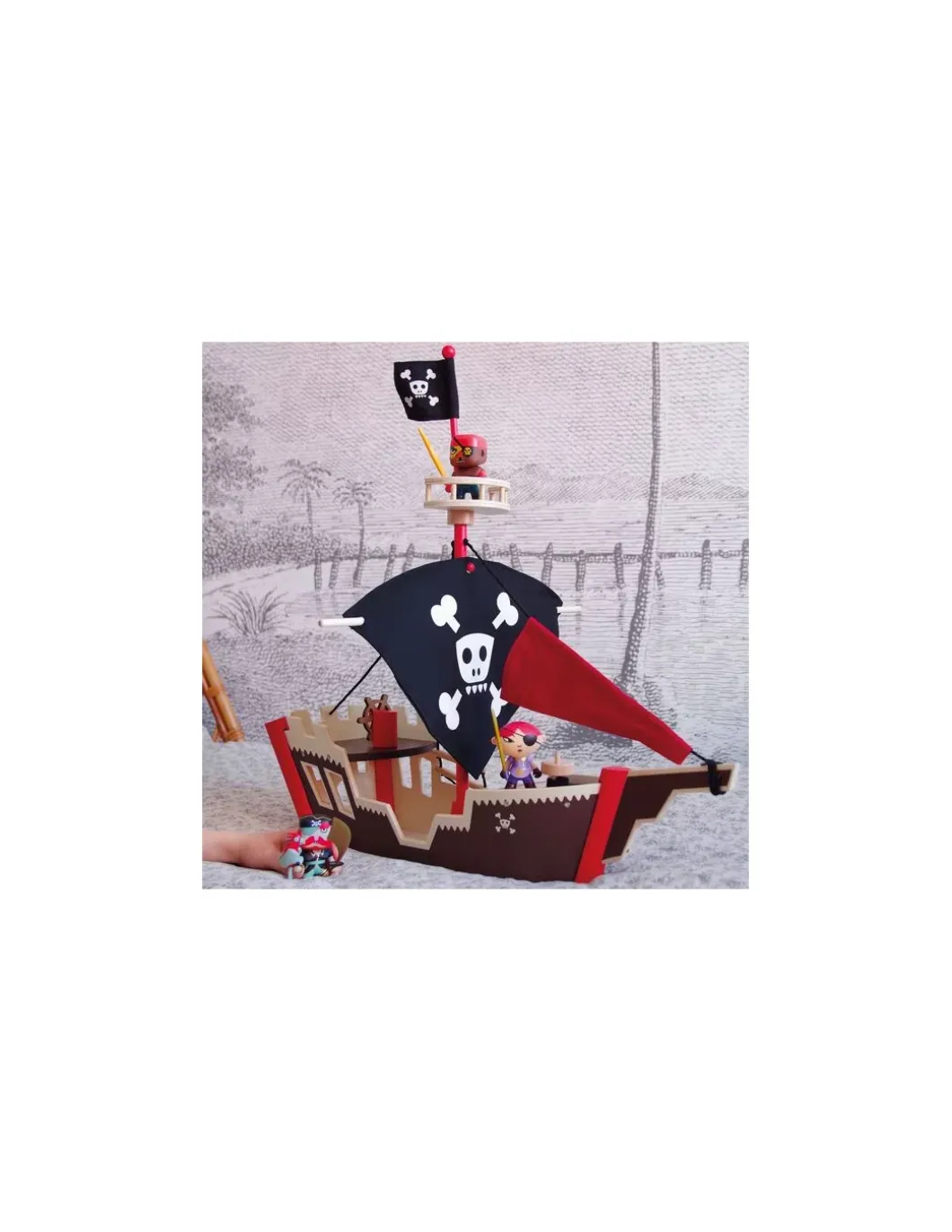 Bateau pirate - Ze pirat boat arty toys - Djeco