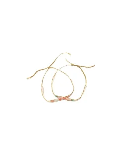 Bijoux duo bracelets Miyuki et Coeurs - Djeco