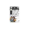 Bloc de feuilles Layout A4 et textures Manga - Sycomore