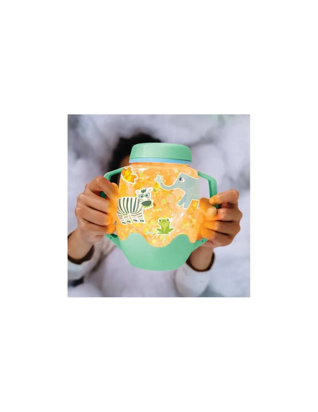 Bocal sensoriel à personnaliser Zoo - Glo Pals
