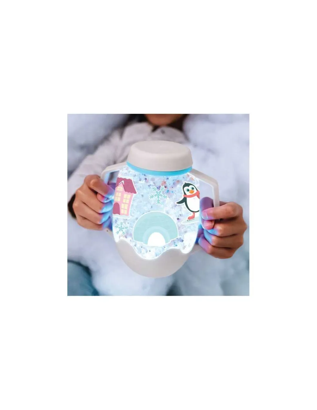 Bocal sensoriel à personnaliser Noël - Glo Pals
