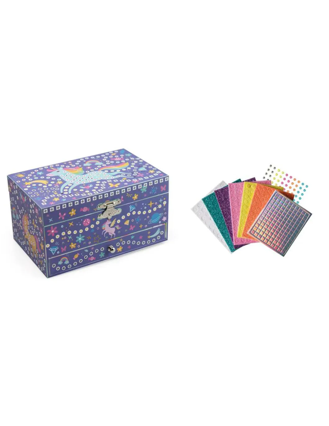 Boite à musique 3D mosaïques - Sycomore