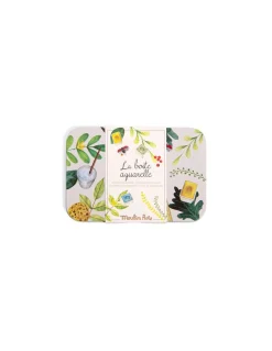 Boite aquarelle Le jardin du Moulin - Moulin Roty