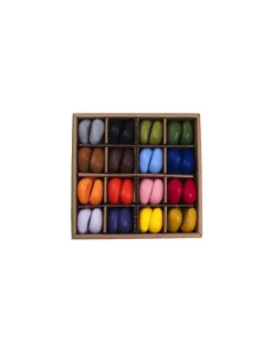 Boite de 64 crayons en cire naturelle - Crayons Rocks