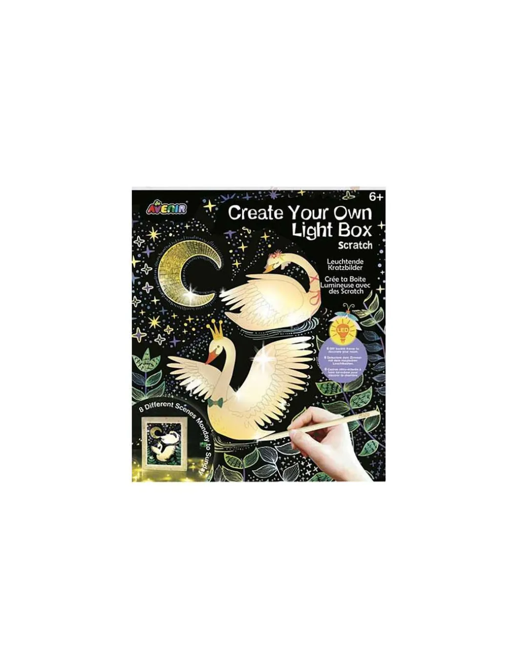 Boite lumineuse à gratter Féérie - Graine Créative