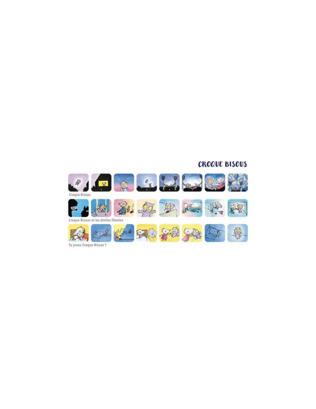 Boîte de 3 disques pour lampe Croque-Bisous Ecole des loisirs - Moulin Roty