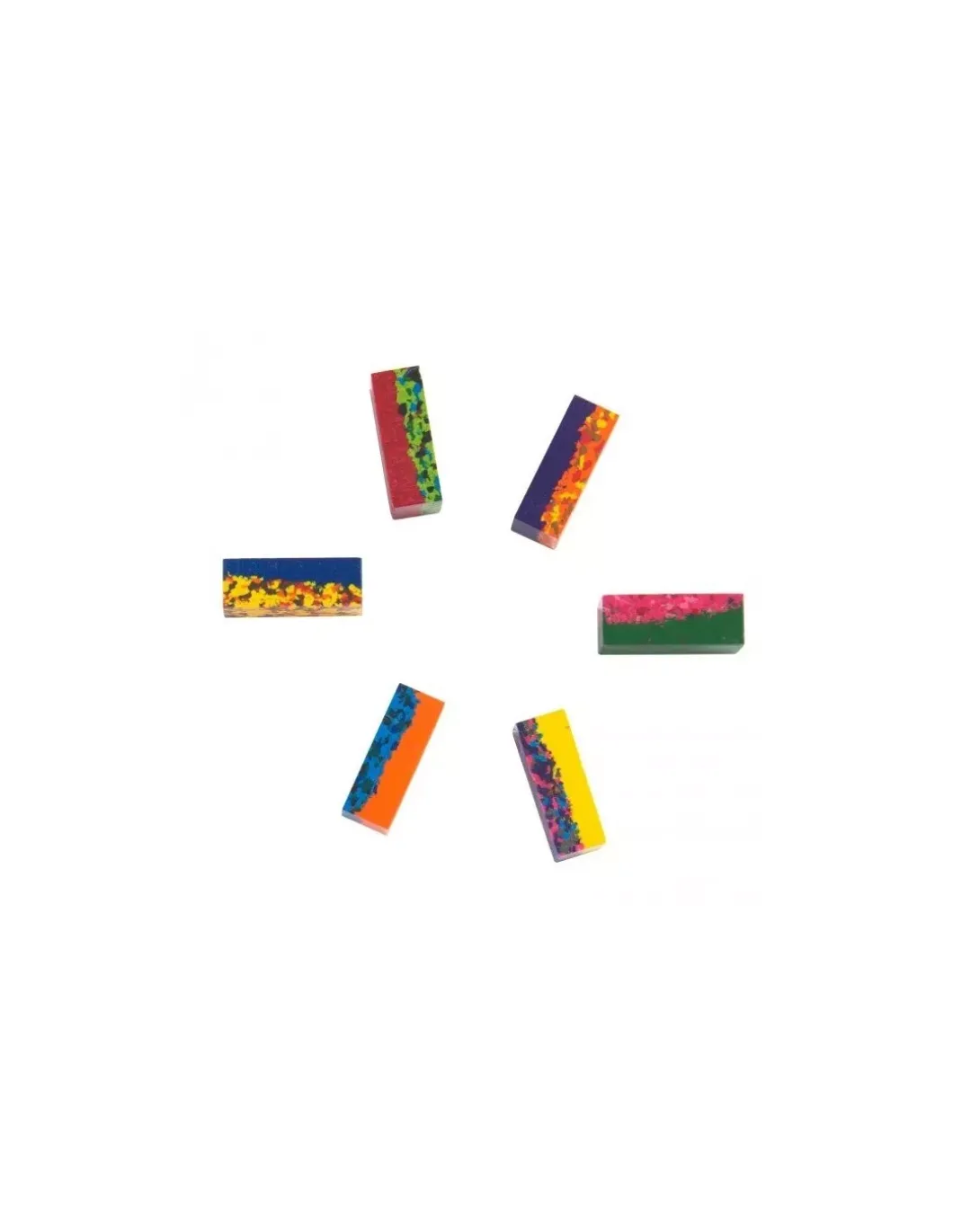 Boîte de 6 pierres de cire multicolores - Moulin Roty