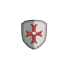 Bouclier Croix de Malte en mousse - Papo