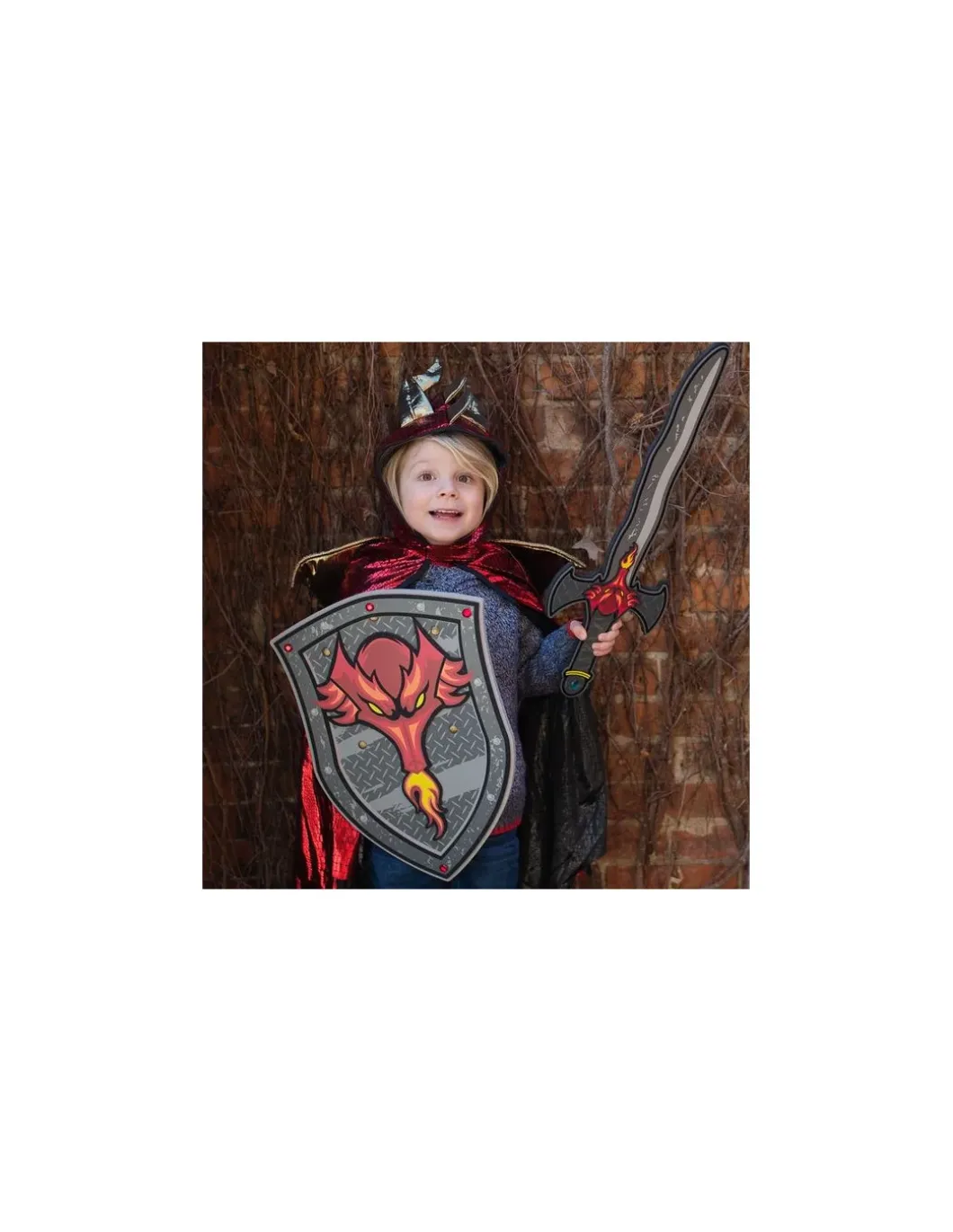 Bouclier dragon en mousse - Great Pretenders