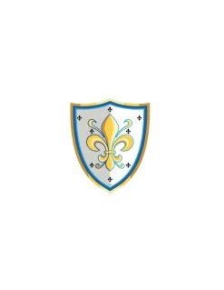Bouclier Fleur de Lys en mousse - Papo