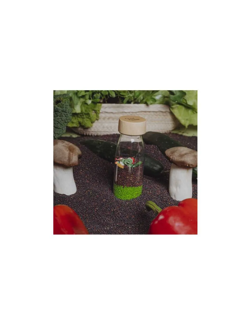 Bouteille sensorielle légumes - Petit Boum
