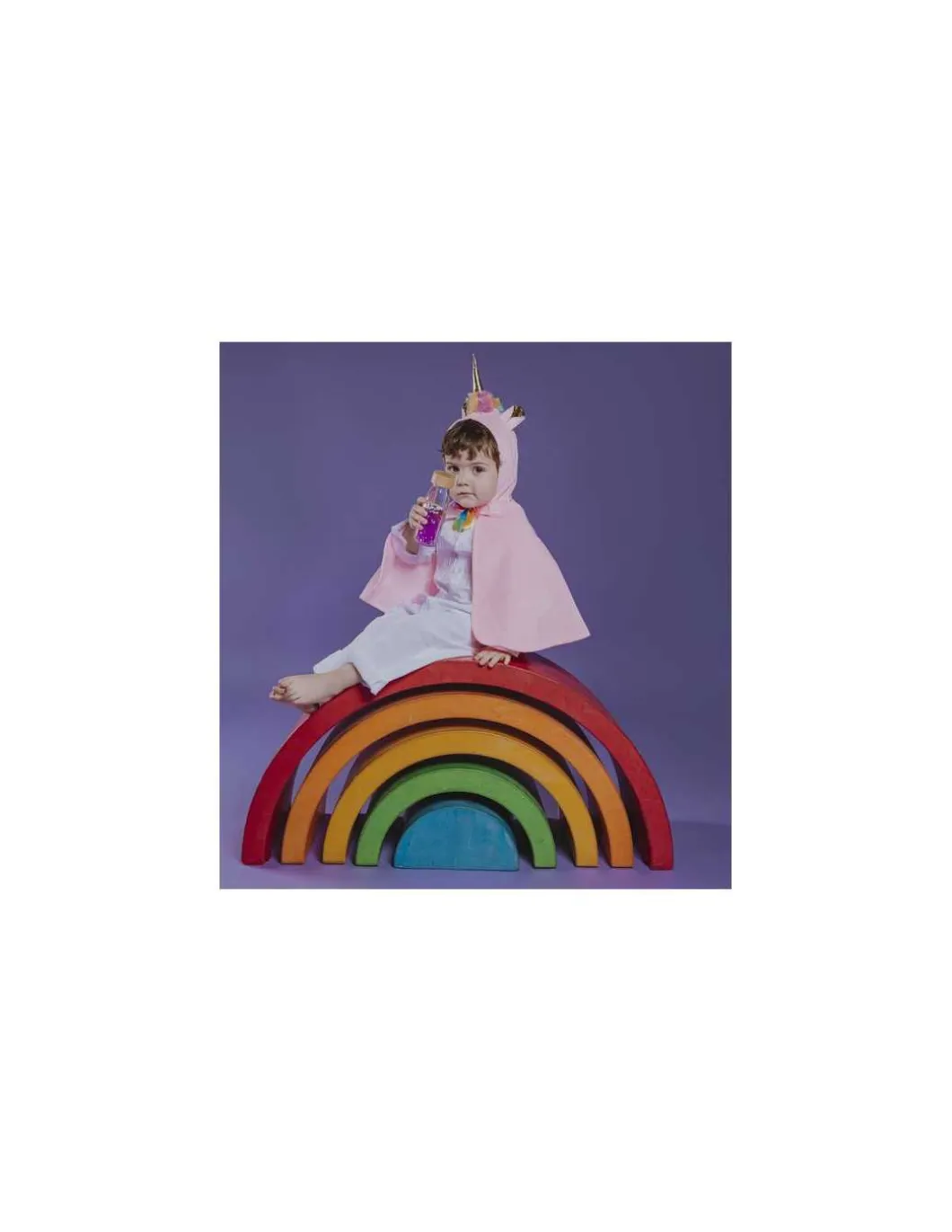 Bouteille sensorielle Move Arc-en-ciel - Petit Boum