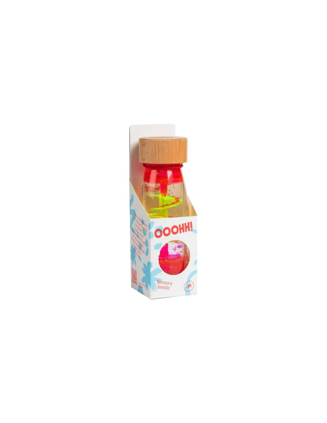 Bouteille sensorielle Move Spirale rose - Petit Boum