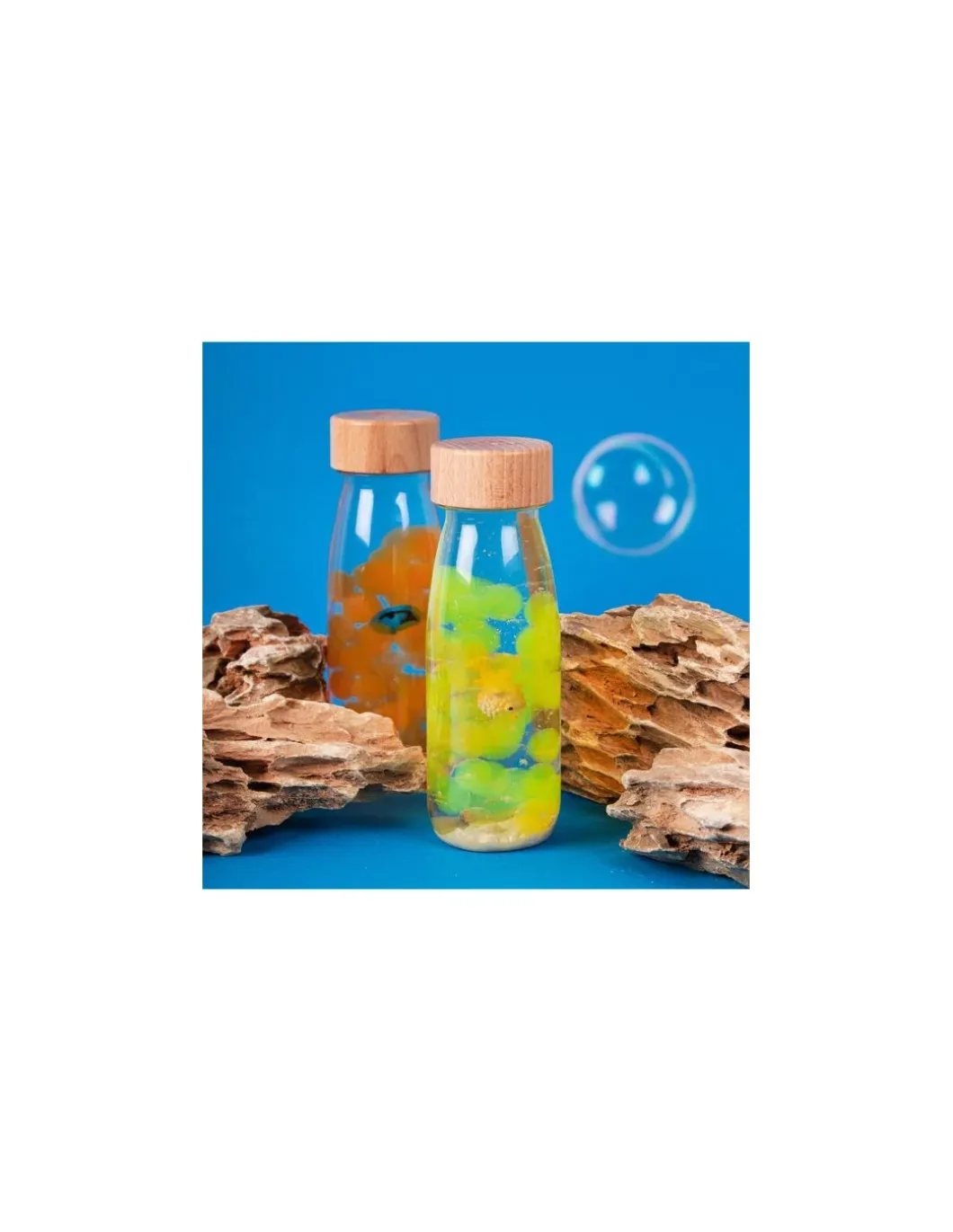 Bouteille sensorielle Poisson bleu - Petit Boum
