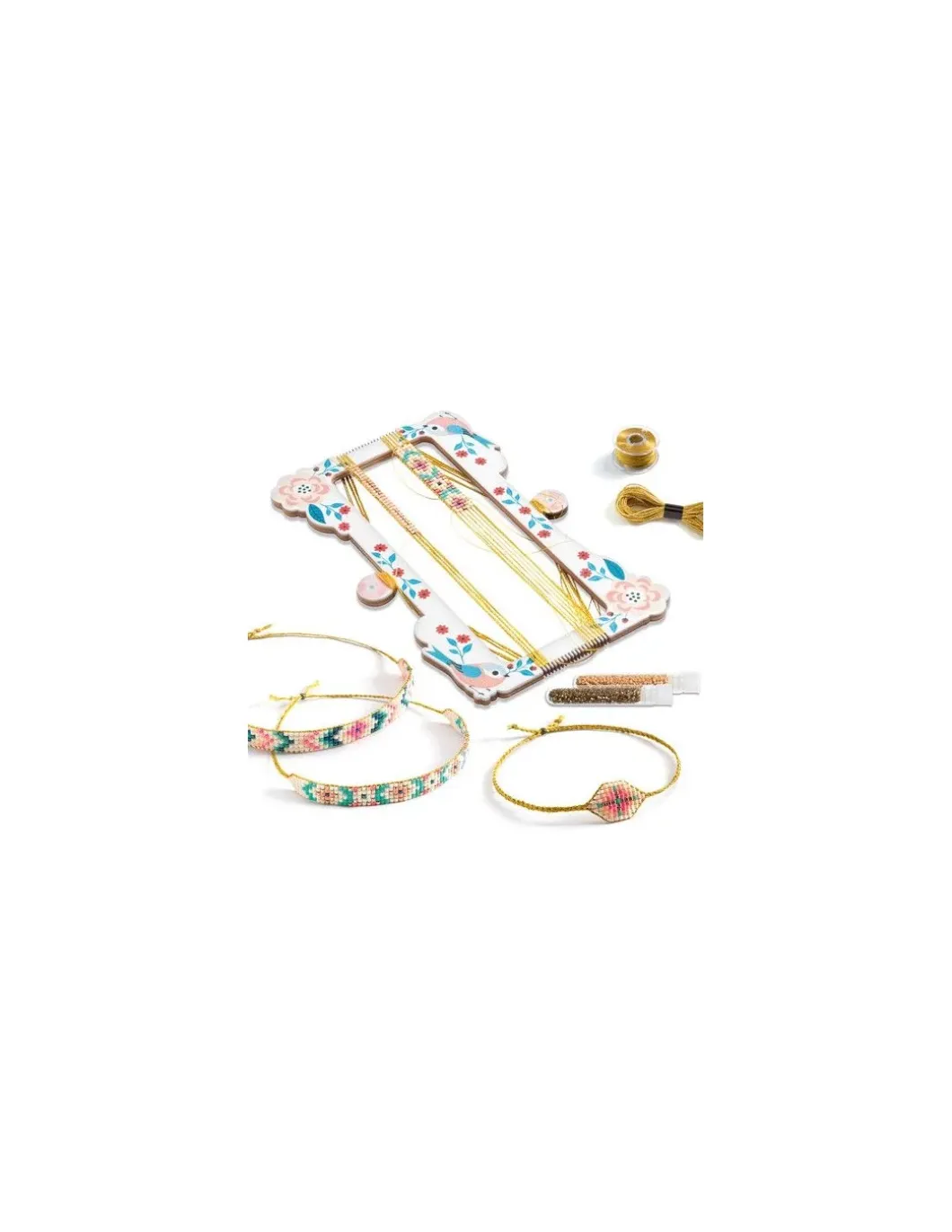 Bracelets et métier à tisser minuscules - Djeco
