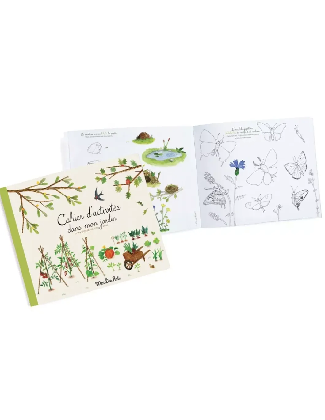 Cahier d'activités dans mon jardin - Moulin Roty