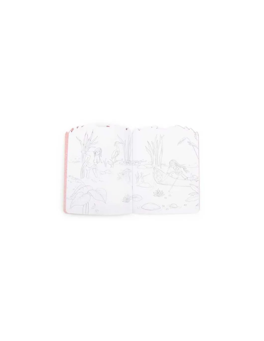 Cahier de coloriage et stickers Les Rosalies - Moulin Roty