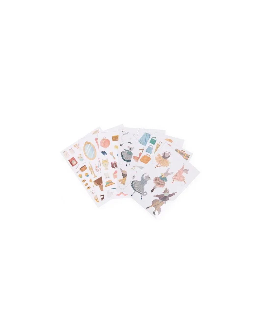 Cahier de coloriage et stickers La petite école de danse - Moulin Roty