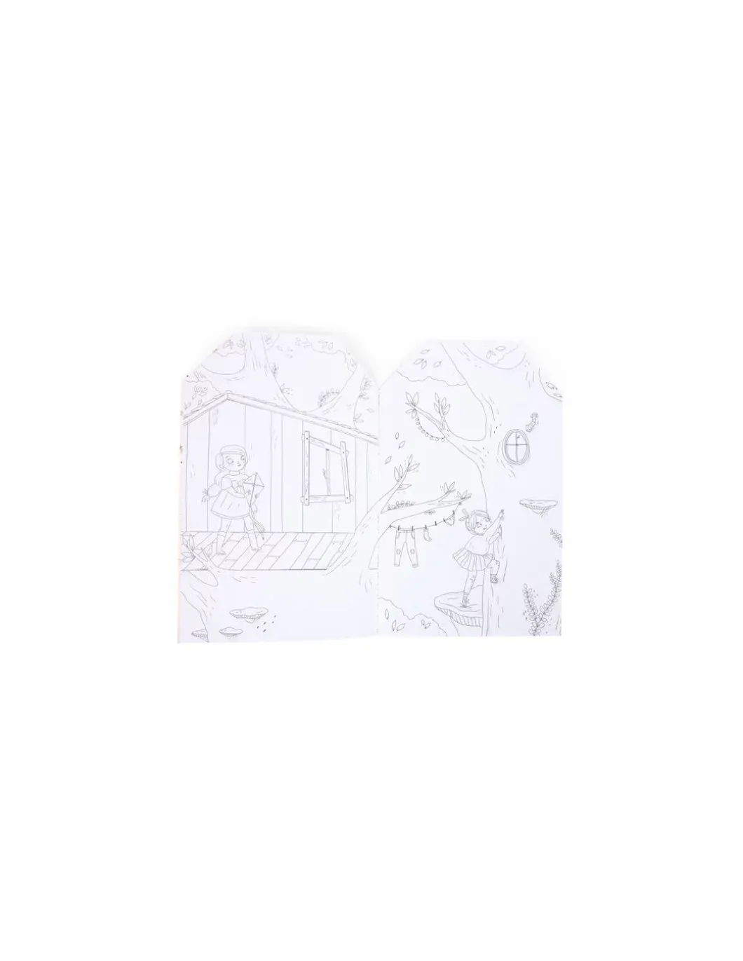 Cahier de coloriage et stickers Les Parisiennes - Moulin Roty
