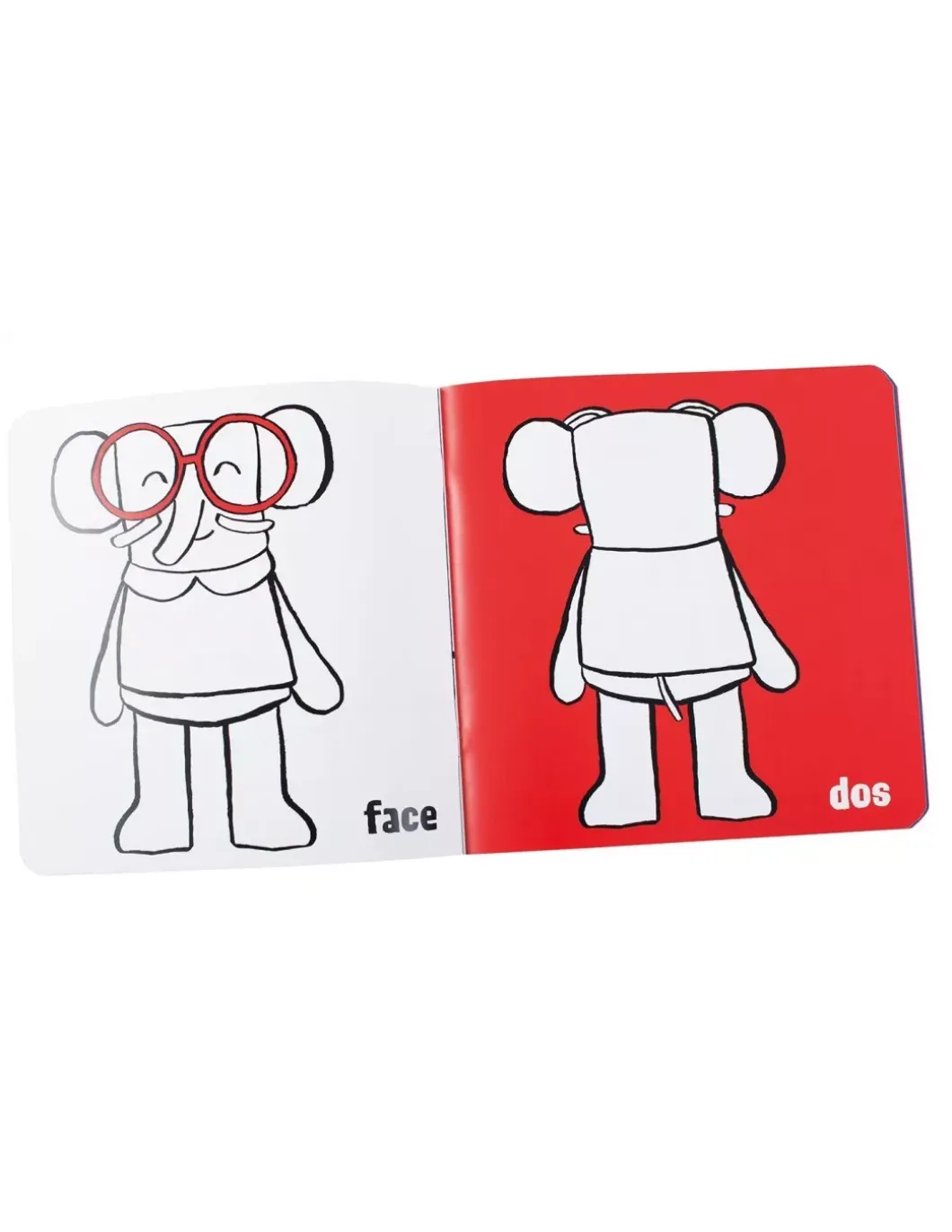 Cahier de coloriage les contraires les Popipop - Moulin Roty
