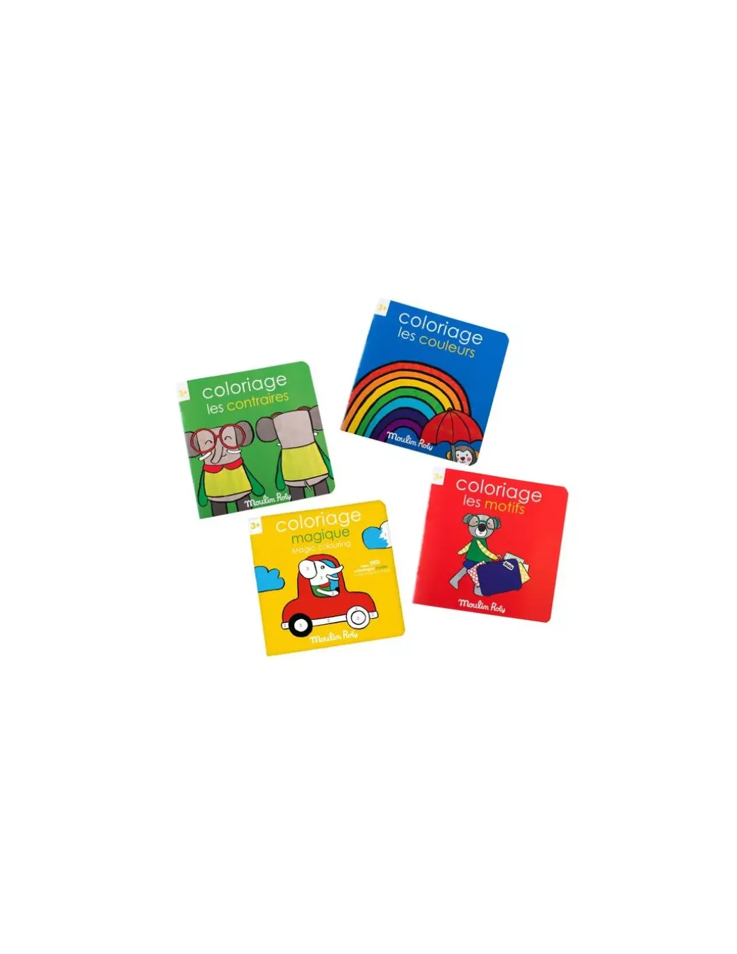 Cahier de coloriages magiques les Popipop - Moulin Roty