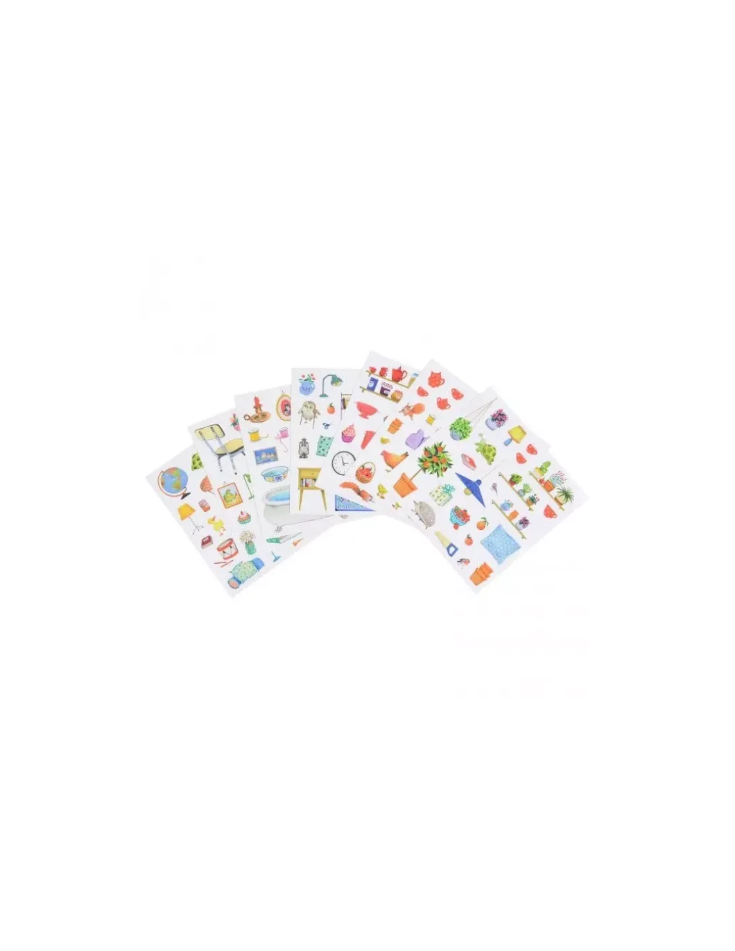 Cahier de stickers La grande famille - Moulin Roty