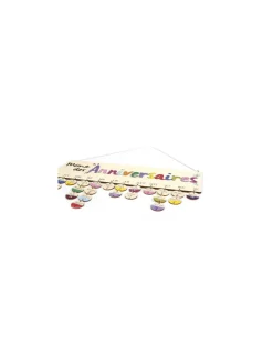 Calendrier des anniversaires en bois - Graine créative