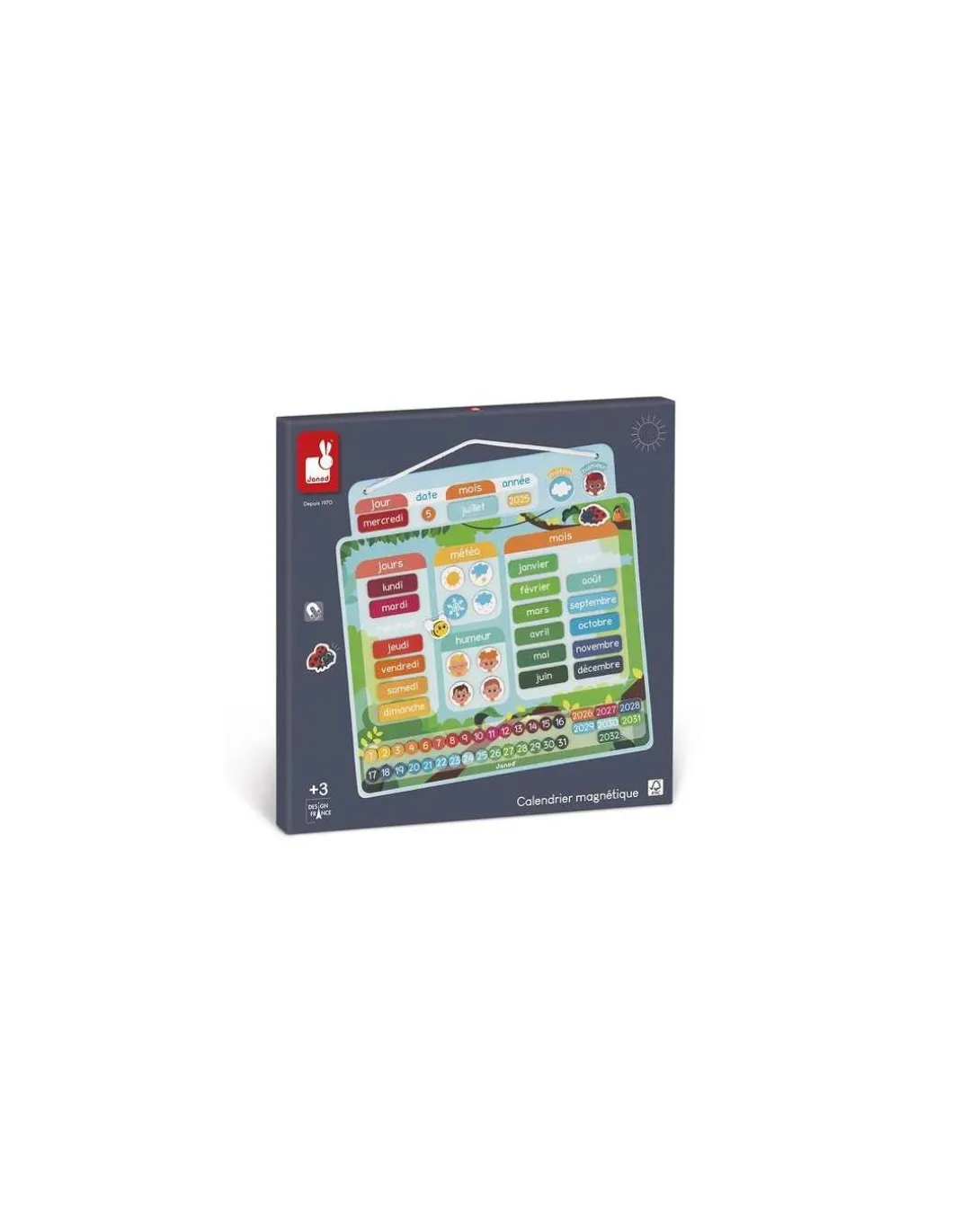 Calendrier magnétique - Janod