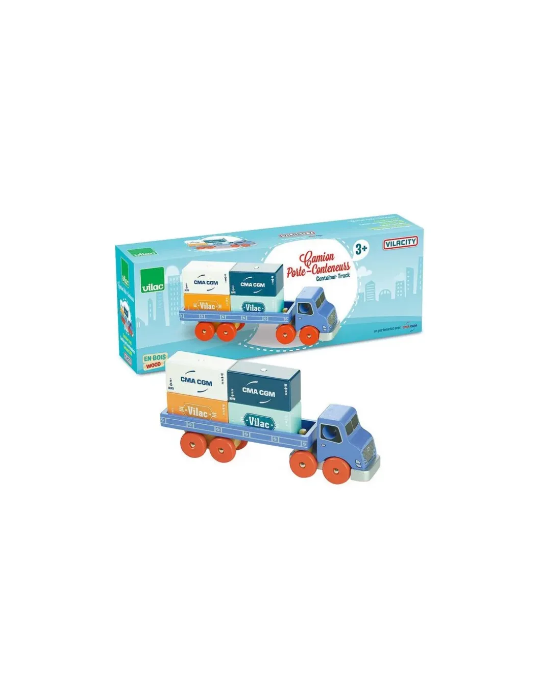 Camion porte container Vilacity - Vilac