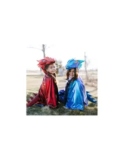 Cape de dragon bleu irisé 4-6 ans - Great Pretenders