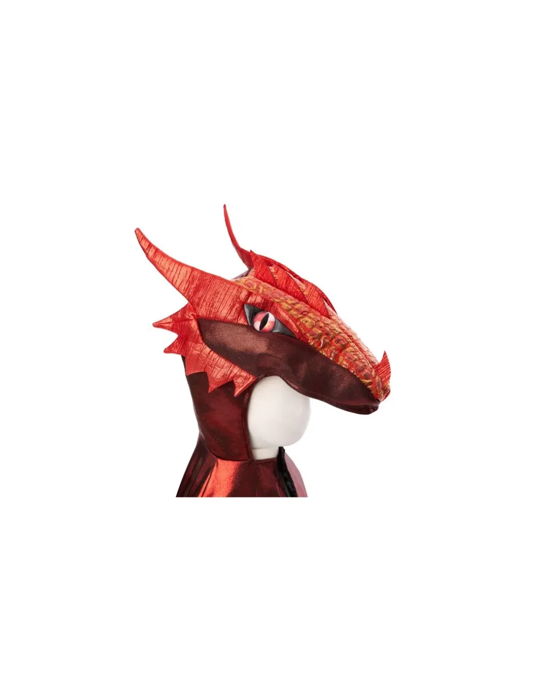 Cape de dragon rouge irisé 4-6 ans - Great Pretenders