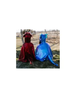 Cape de dragon rouge irisé 4-6 ans - Great Pretenders