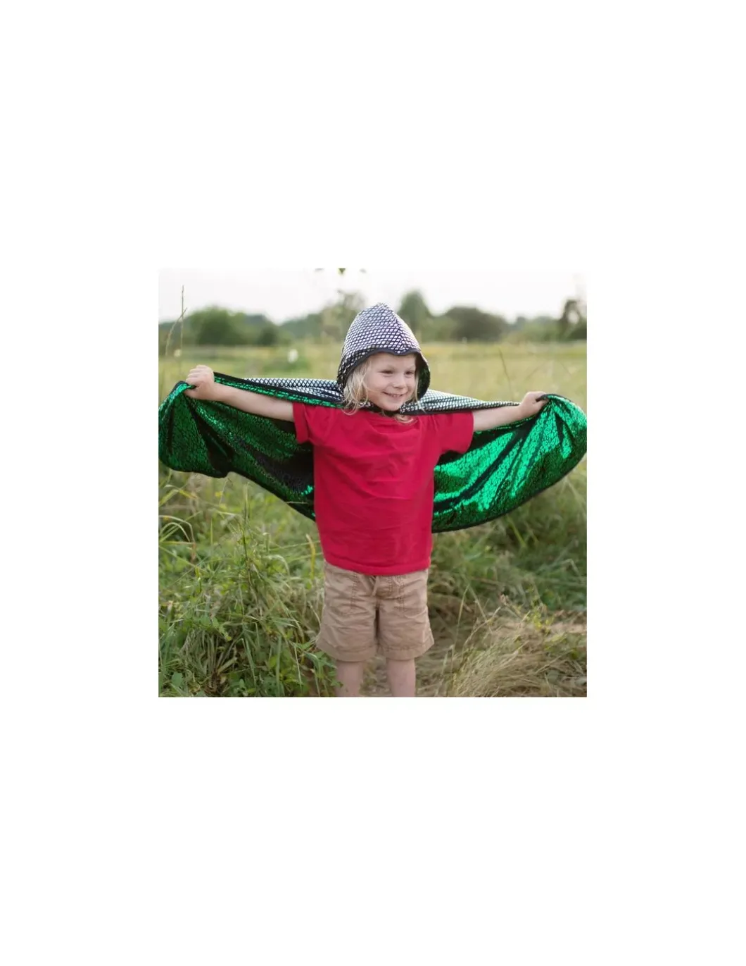 Cape réversible dragon chevalier 4-6 ans - Great Pretenders