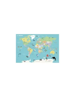 Carte du Monde magnétique Ingela P. Arrhenius - Vilac