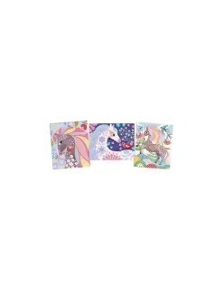 Cartes à créer Chevaux de diamants - CréaLign'