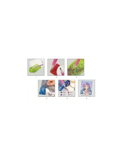 Cartes à créer demoiselles de diamants - CréaLign'