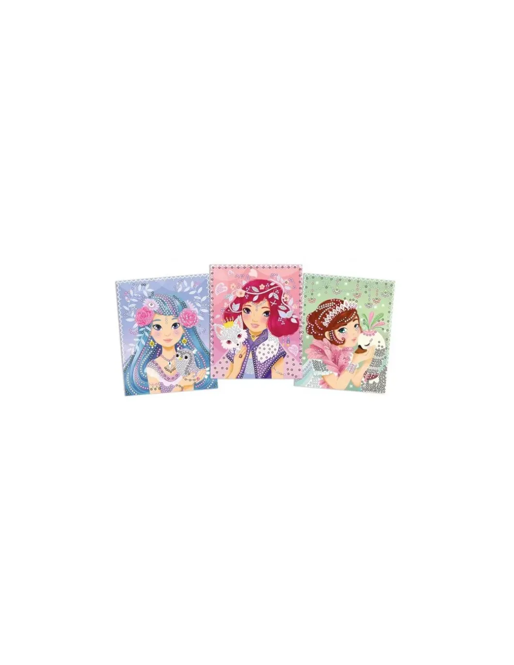 Cartes à créer demoiselles de diamants - CréaLign'