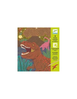 Cartes à gratter dinosaures - Djeco